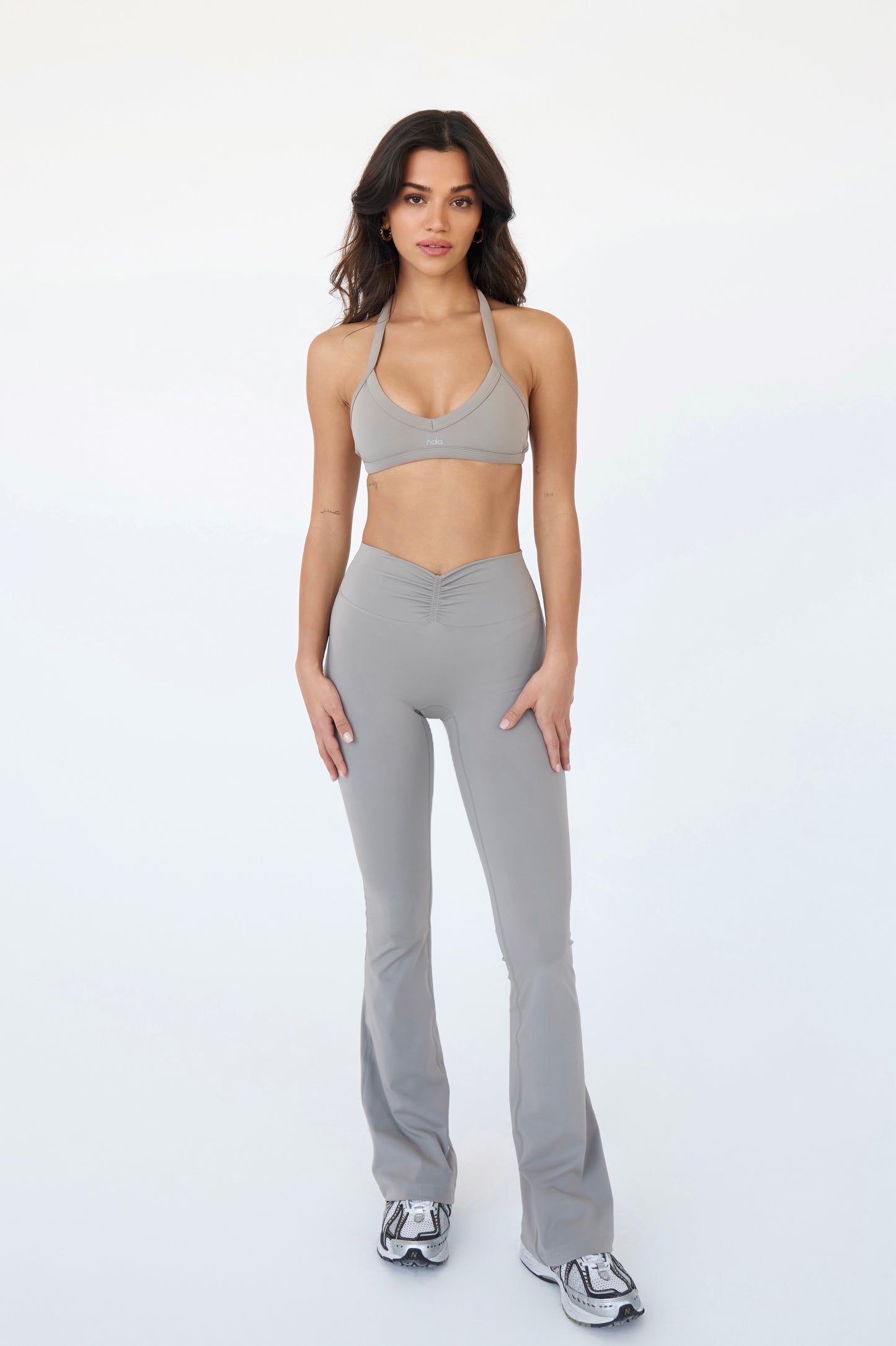 Angelina Bel Büzgülü İspanyol Paça Tayt