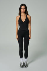 'Monroe' Sculpt Sports Top | Black