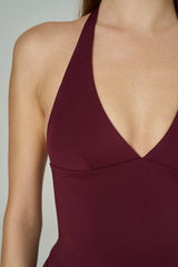 'Monroe' V Yaka Şekillendirici Üst | Bordo