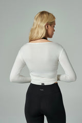 'Diana' Soft Touch Modal Anvelop Bolero | Beyaz