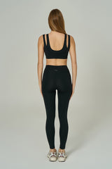 '2much' Double Layer Sports Bra | Black