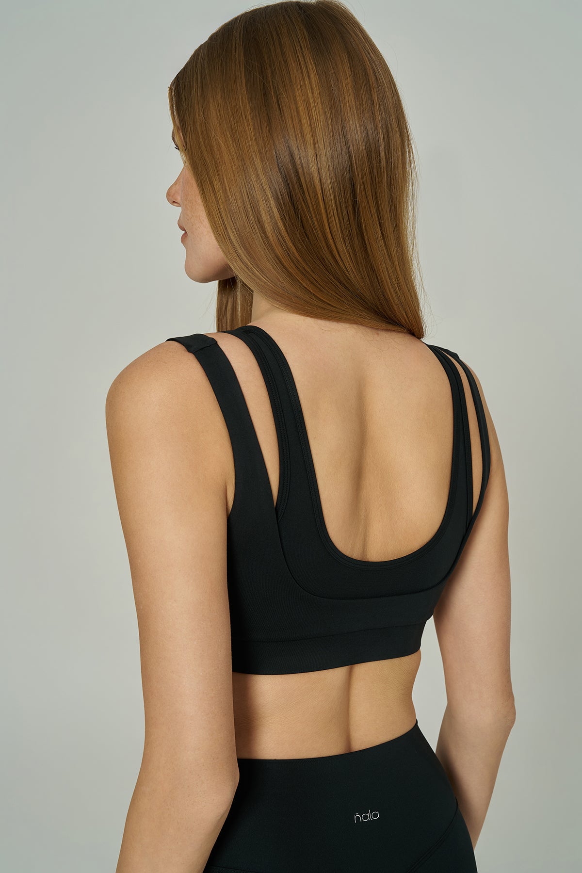 '2much' Double Layer Sports Bra | Black