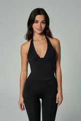 'Nicole' Dar Kesim Gizli Arka Cepli Tayt | Siyah