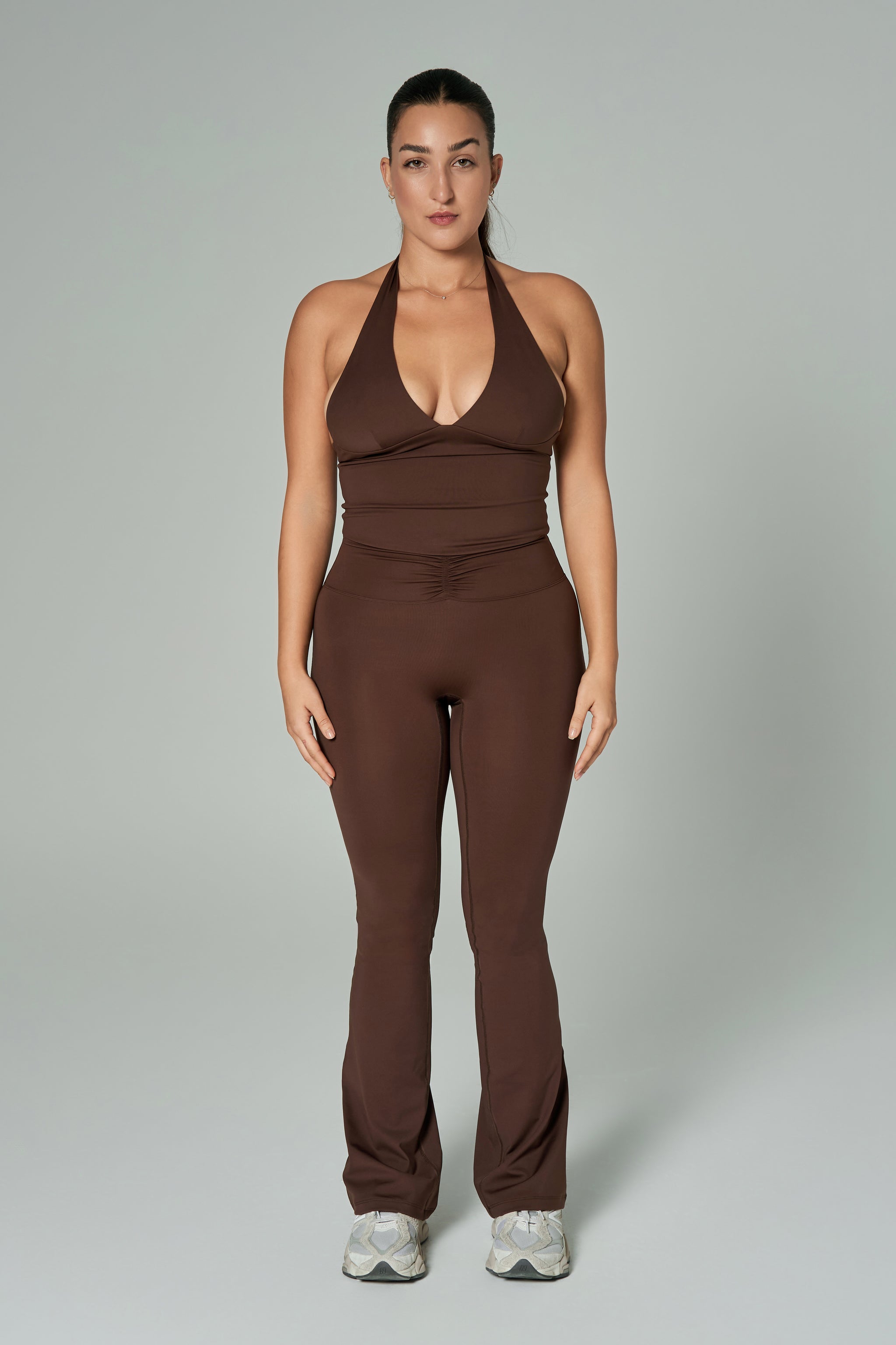 Angelina Bel Büzgülü İspanyol Paça Tayt