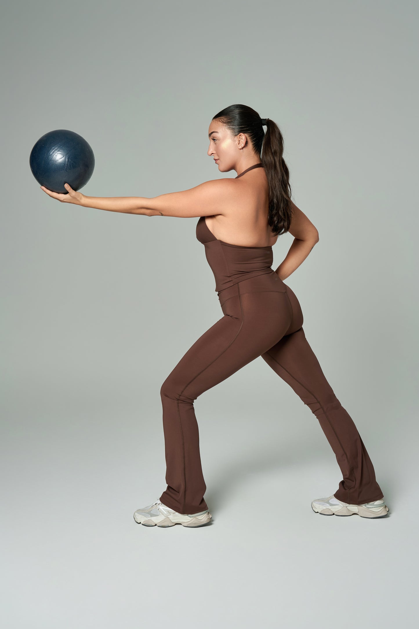 Angelina Bel Büzgülü İspanyol Paça Tayt