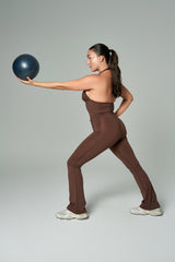 Angelina Bel Büzgülü İspanyol Paça Tayt