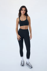 'Jennifer' Strappy Sports Bra | Black
