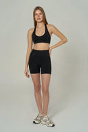 Seamless Move Ruched Shorts | Black