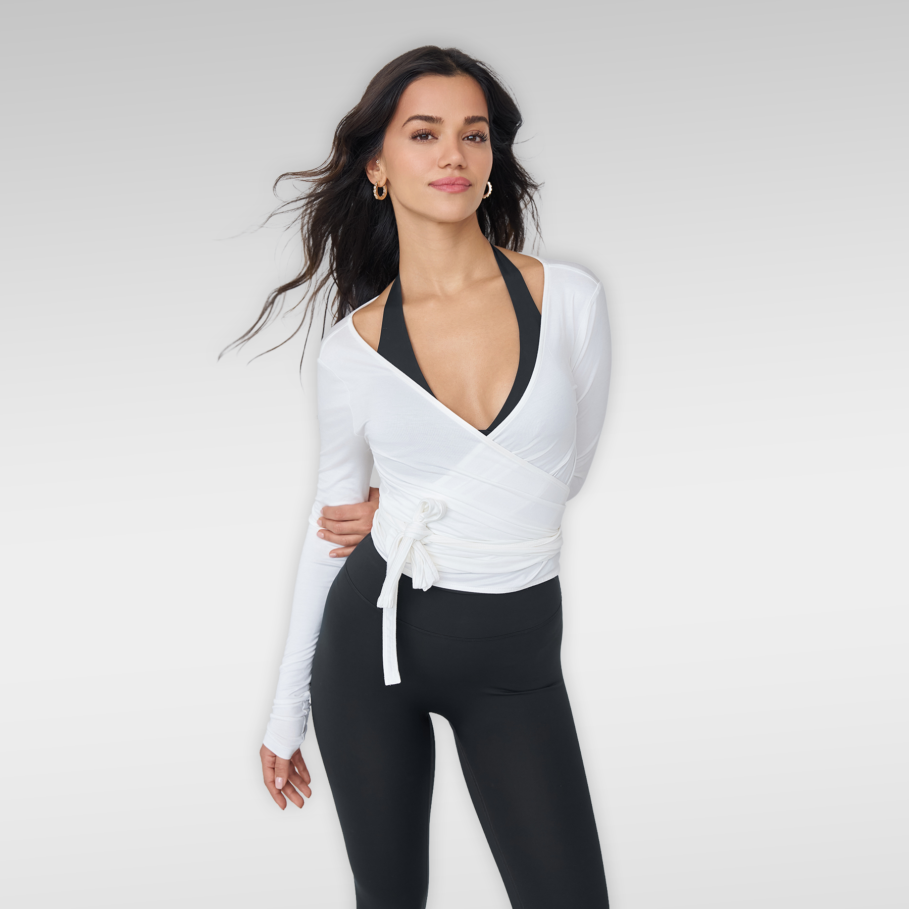 'Diana' Soft Touch Modal Anvelop Bolero | Beyaz