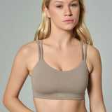 'Jennifer' Strappy Sports Bra | Mink